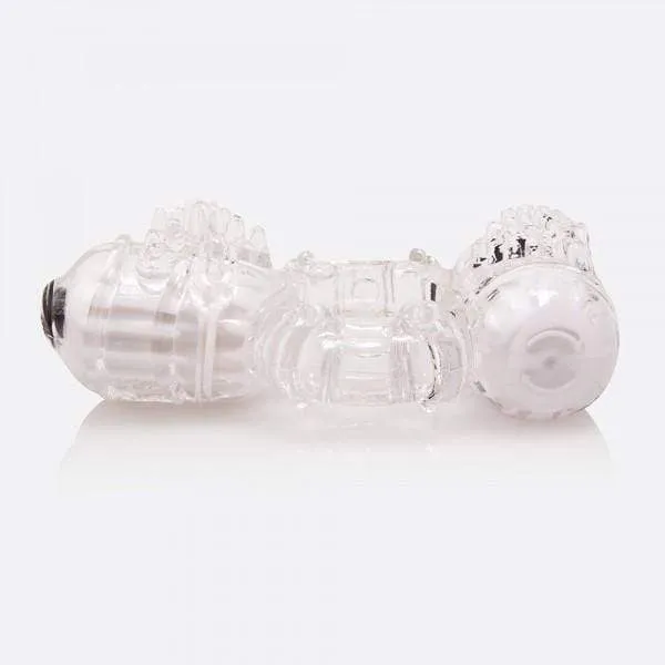 TheScreamingO - The Big O 2 Double Vibrating Pleasure Cock Ring (White)