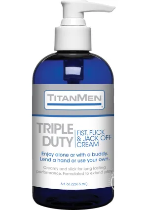 Titanmen Triple Duty Jack Off Cream 8oz