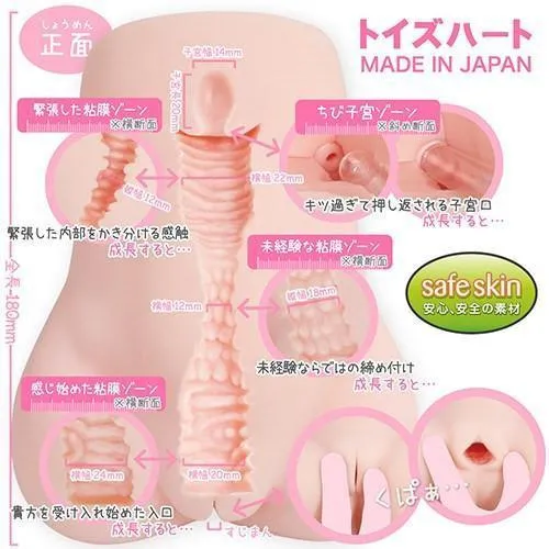 ToysHeart - Measuring the Girl's Growth Masturbator (Beige)