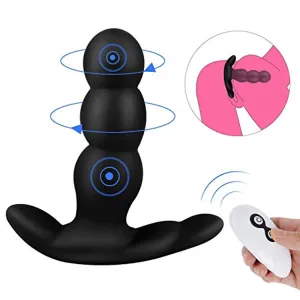 Vibrating Butt Plug Underwear Rotating Anal Beads