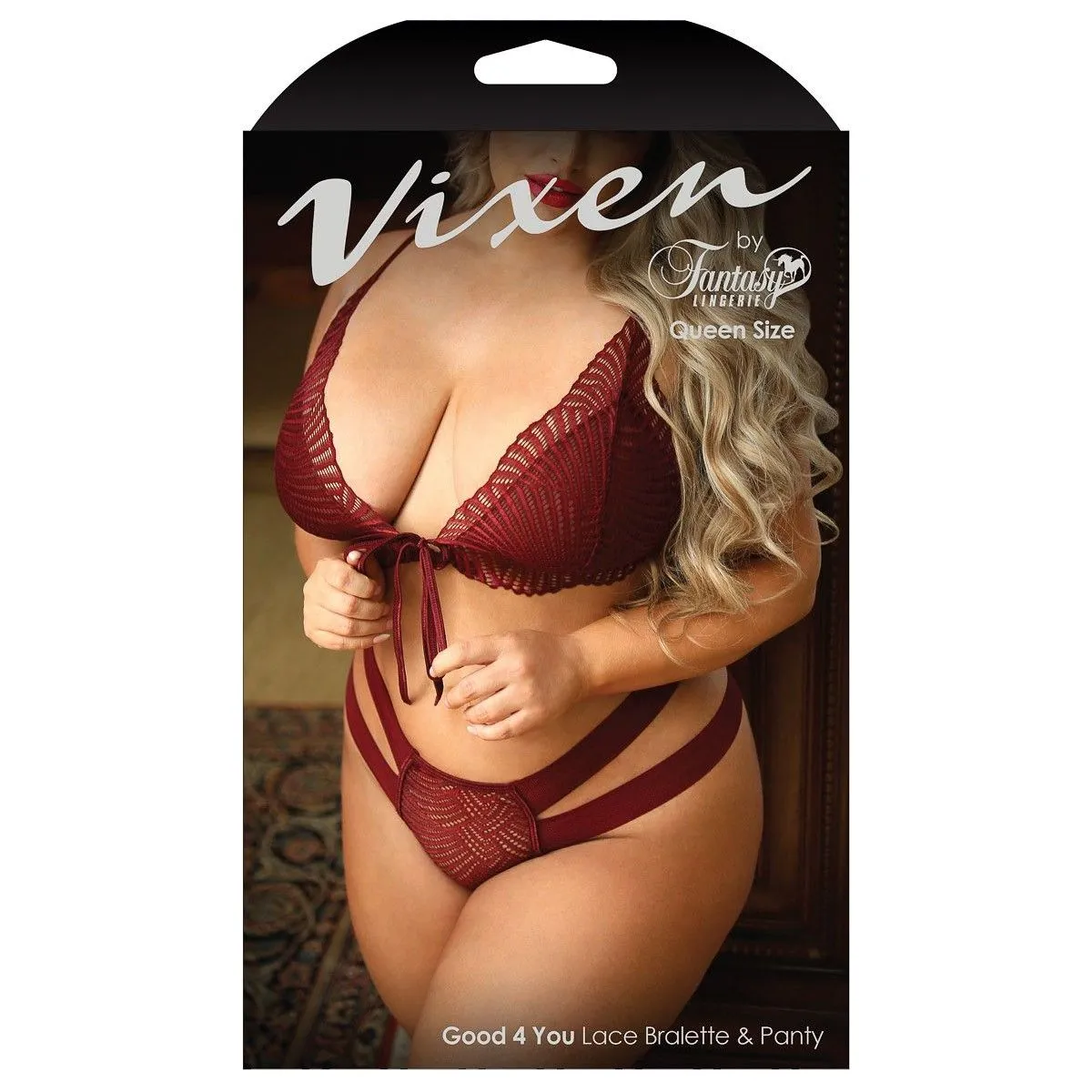 Vixen Good 4 You Bra & Panty Set by Fantasy Lingerie