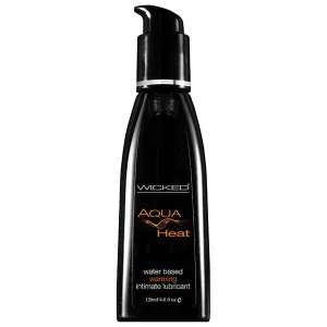 Wicked Aqua Heat Warming Water Based Lubricant - 120 ml