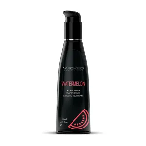 Wicked Aqua Watermelon Flavored Lubricant - 4 oz